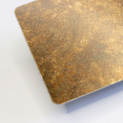 L'antiquité d'en cuivre de 201 couleurs a gravé à l'eau-forte la feuille 0.3mm d'acier inoxydable pour la fabrication