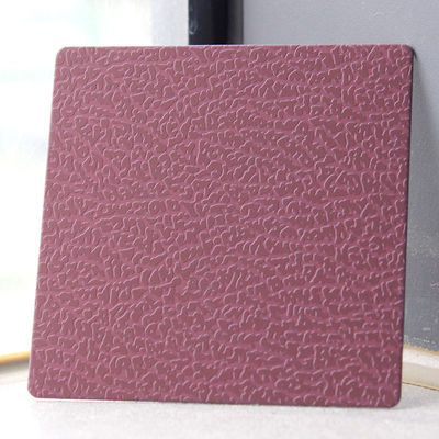 Plaque métallique texturée en relief avec motif concave-convexe personnalisée 304 Texture en acier inoxydable haute résolution
