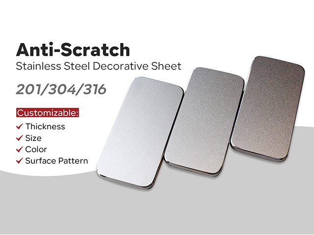 Vidéos d'entreprise Environ Anti-scratch Stainless steel Sheet 304 316 Bead Blasted stainless steel decorative sheet